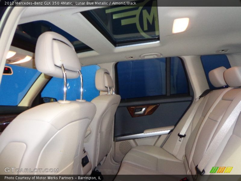 Lunar Blue Metallic / Almond/Black 2012 Mercedes-Benz GLK 350 4Matic