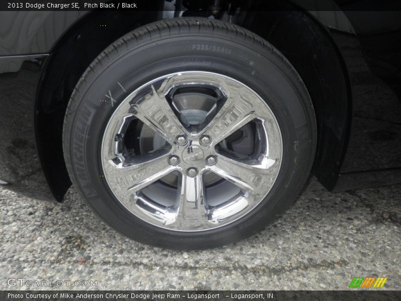 Pitch Black / Black 2013 Dodge Charger SE