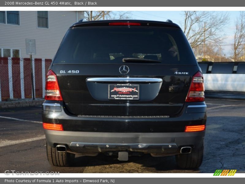 Black / Black 2008 Mercedes-Benz GL 450 4Matic