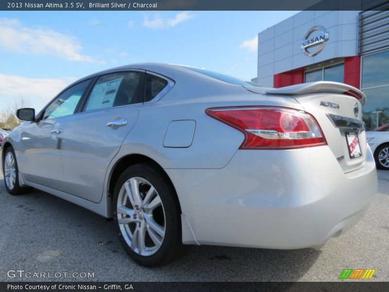 Brilliant Silver / Charcoal 2013 Nissan Altima 3.5 SV