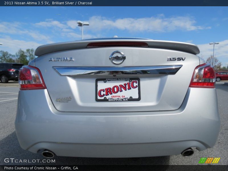 Brilliant Silver / Charcoal 2013 Nissan Altima 3.5 SV