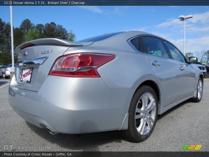 Brilliant Silver / Charcoal 2013 Nissan Altima 3.5 SV