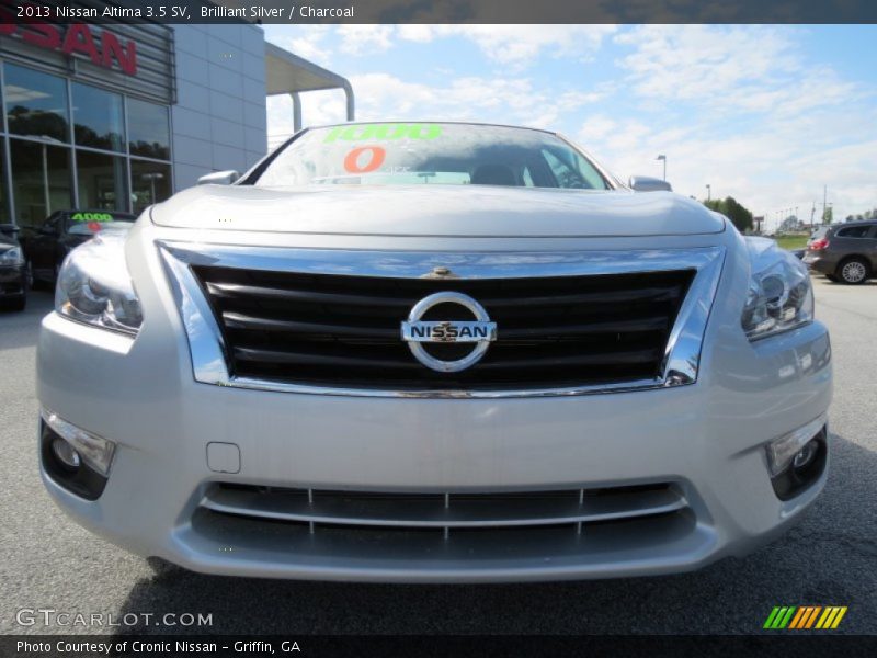 Brilliant Silver / Charcoal 2013 Nissan Altima 3.5 SV