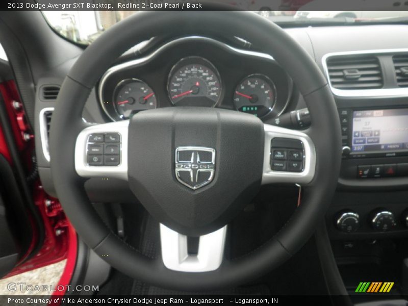 Redline 2-Coat Pearl / Black 2013 Dodge Avenger SXT Blacktop