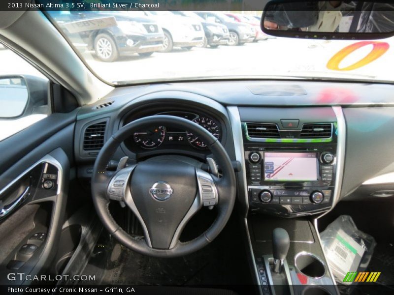 Brilliant Silver / Charcoal 2013 Nissan Altima 3.5 SV