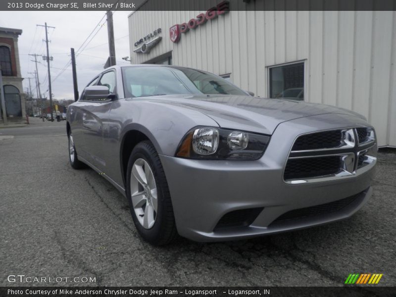 Billet Silver / Black 2013 Dodge Charger SE
