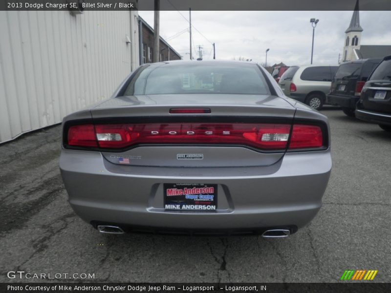Billet Silver / Black 2013 Dodge Charger SE