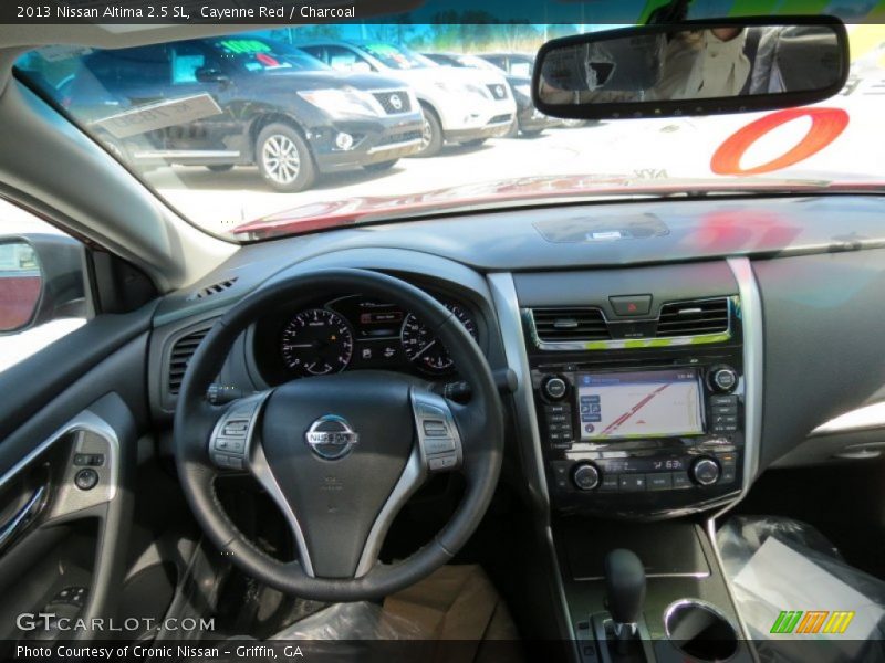 Cayenne Red / Charcoal 2013 Nissan Altima 2.5 SL