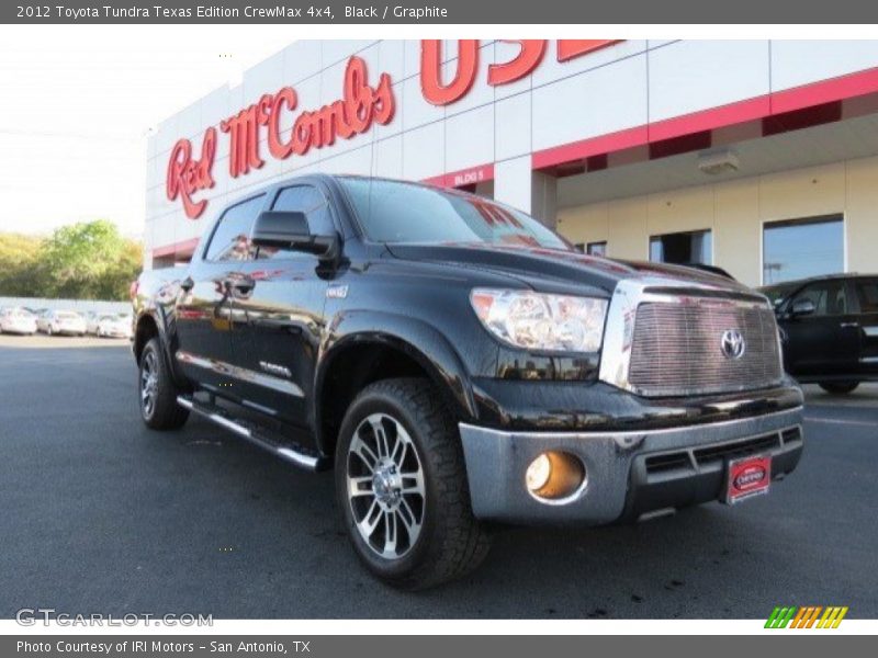 Black / Graphite 2012 Toyota Tundra Texas Edition CrewMax 4x4