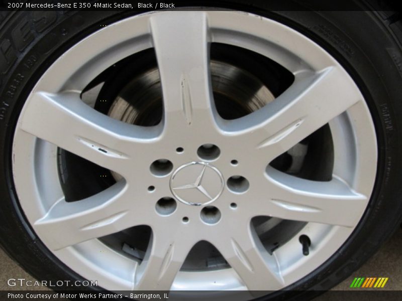 Black / Black 2007 Mercedes-Benz E 350 4Matic Sedan