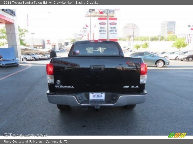 Black / Graphite 2012 Toyota Tundra Texas Edition CrewMax 4x4