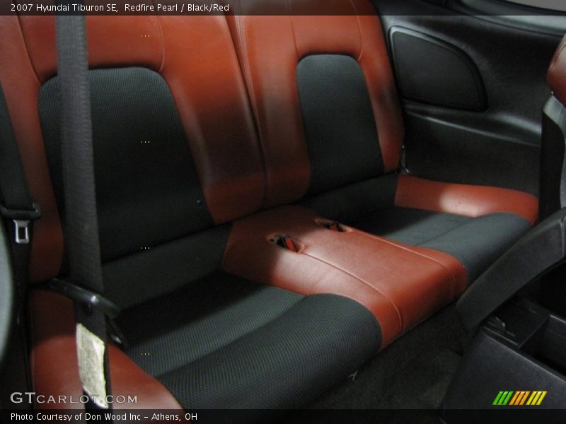 Redfire Pearl / Black/Red 2007 Hyundai Tiburon SE