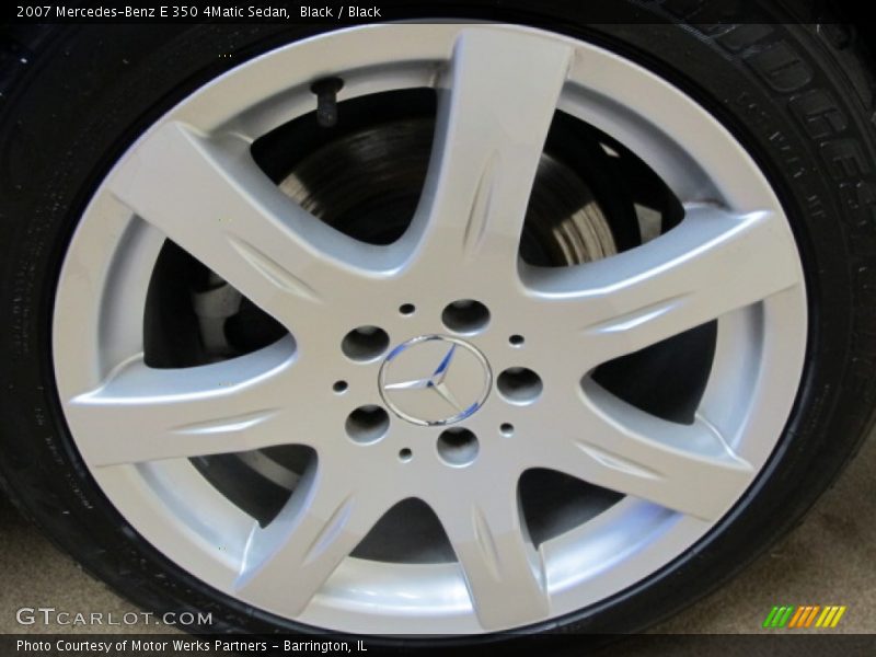 Black / Black 2007 Mercedes-Benz E 350 4Matic Sedan