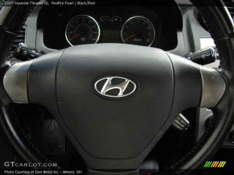 Redfire Pearl / Black/Red 2007 Hyundai Tiburon SE
