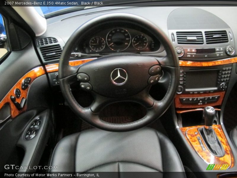 Black / Black 2007 Mercedes-Benz E 350 4Matic Sedan