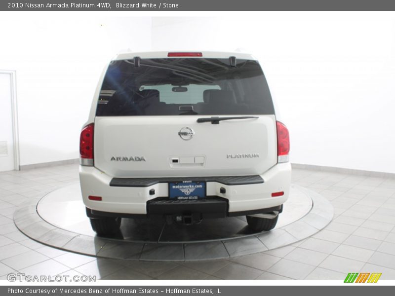Blizzard White / Stone 2010 Nissan Armada Platinum 4WD
