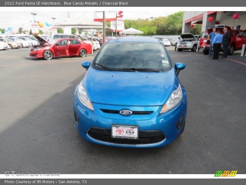 Blue Candy Metallic / Charcoal Black 2012 Ford Fiesta SE Hatchback