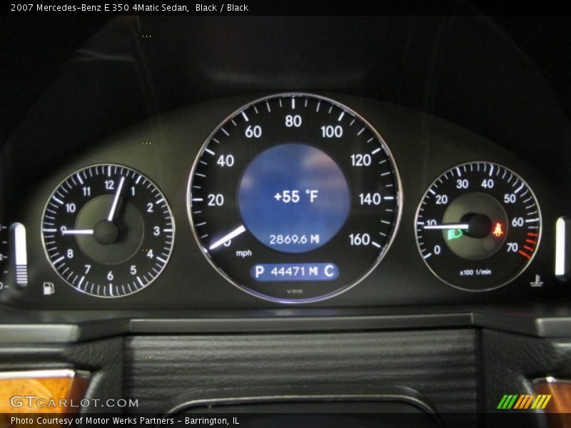 Black / Black 2007 Mercedes-Benz E 350 4Matic Sedan