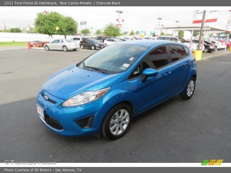 Blue Candy Metallic / Charcoal Black 2012 Ford Fiesta SE Hatchback