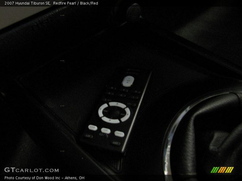 Redfire Pearl / Black/Red 2007 Hyundai Tiburon SE