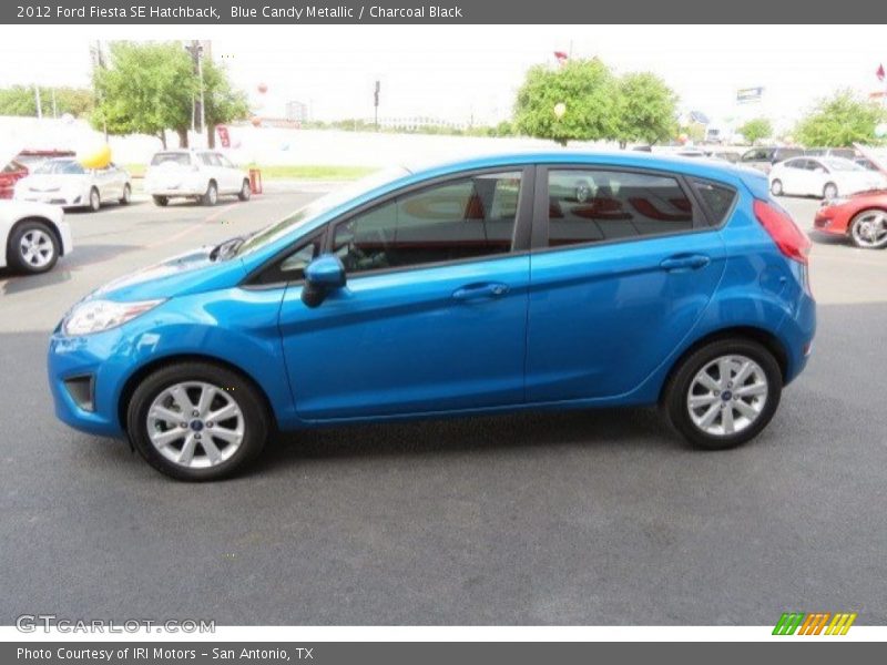 Blue Candy Metallic / Charcoal Black 2012 Ford Fiesta SE Hatchback