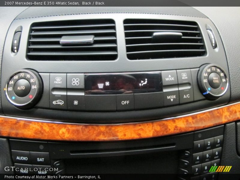 Black / Black 2007 Mercedes-Benz E 350 4Matic Sedan