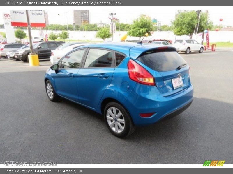 Blue Candy Metallic / Charcoal Black 2012 Ford Fiesta SE Hatchback