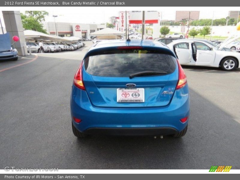 Blue Candy Metallic / Charcoal Black 2012 Ford Fiesta SE Hatchback
