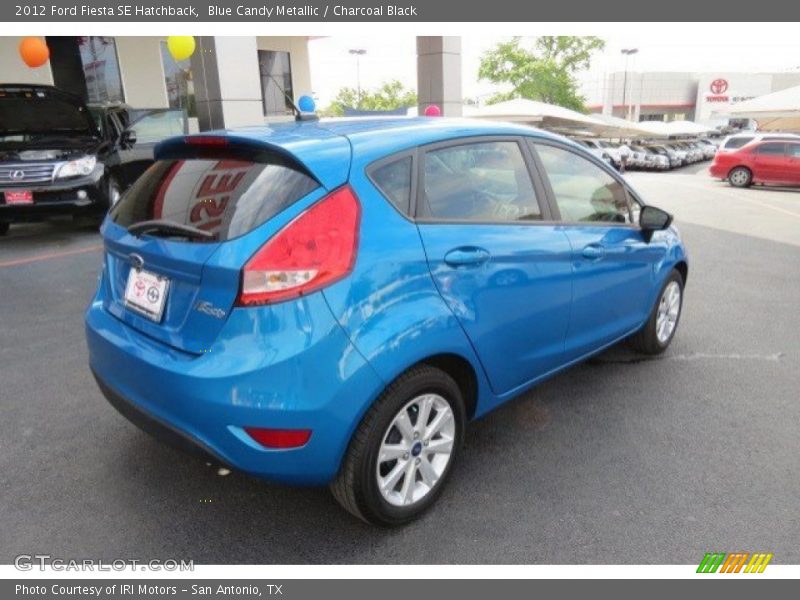 Blue Candy Metallic / Charcoal Black 2012 Ford Fiesta SE Hatchback