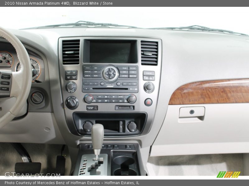 Blizzard White / Stone 2010 Nissan Armada Platinum 4WD