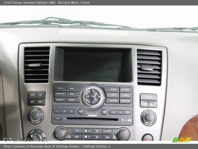 Blizzard White / Stone 2010 Nissan Armada Platinum 4WD