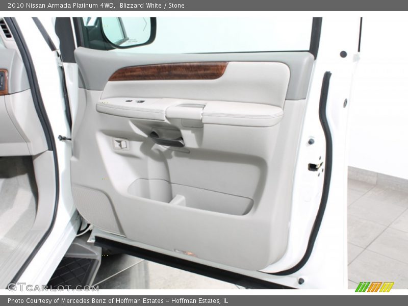 Blizzard White / Stone 2010 Nissan Armada Platinum 4WD