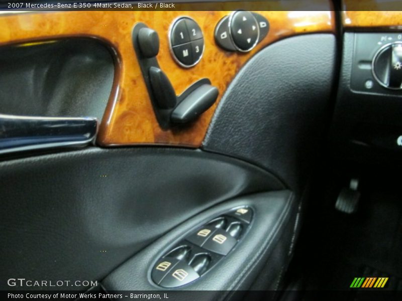 Black / Black 2007 Mercedes-Benz E 350 4Matic Sedan