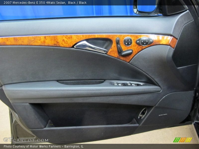 Black / Black 2007 Mercedes-Benz E 350 4Matic Sedan