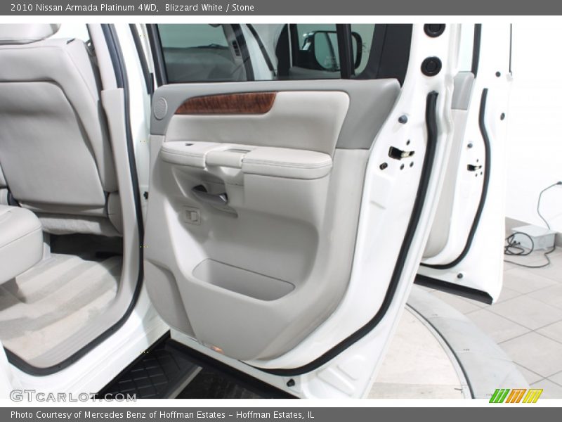 Blizzard White / Stone 2010 Nissan Armada Platinum 4WD