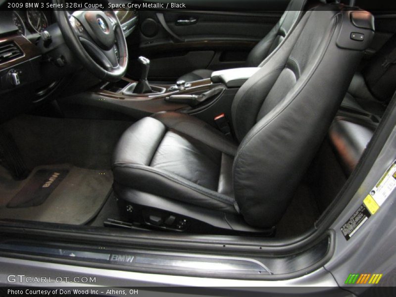 Space Grey Metallic / Black 2009 BMW 3 Series 328xi Coupe