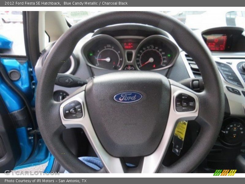 Blue Candy Metallic / Charcoal Black 2012 Ford Fiesta SE Hatchback