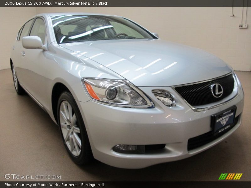 Mercury Silver Metallic / Black 2006 Lexus GS 300 AWD