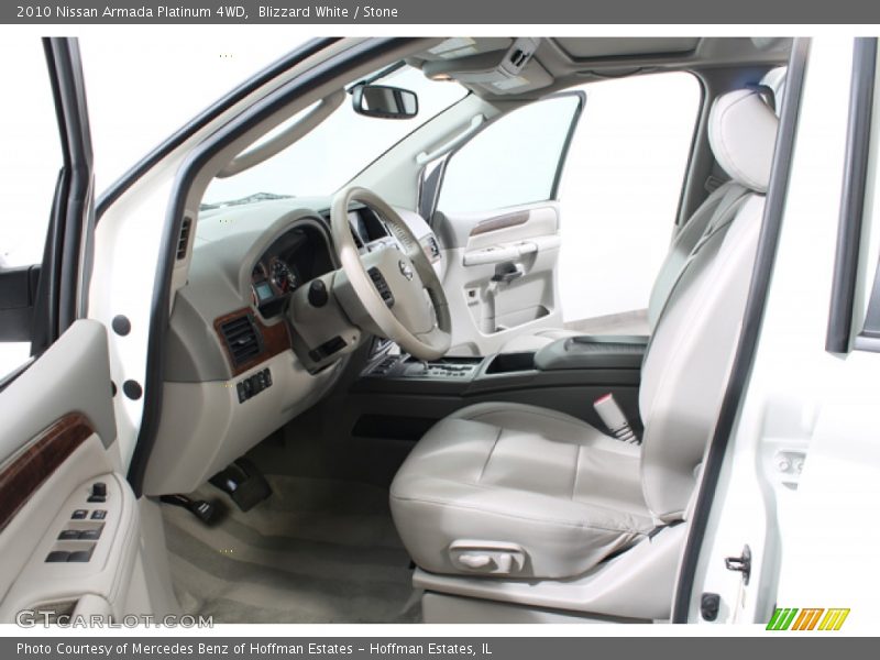 Blizzard White / Stone 2010 Nissan Armada Platinum 4WD