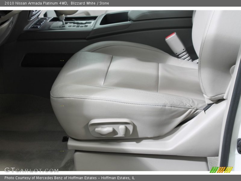 Blizzard White / Stone 2010 Nissan Armada Platinum 4WD