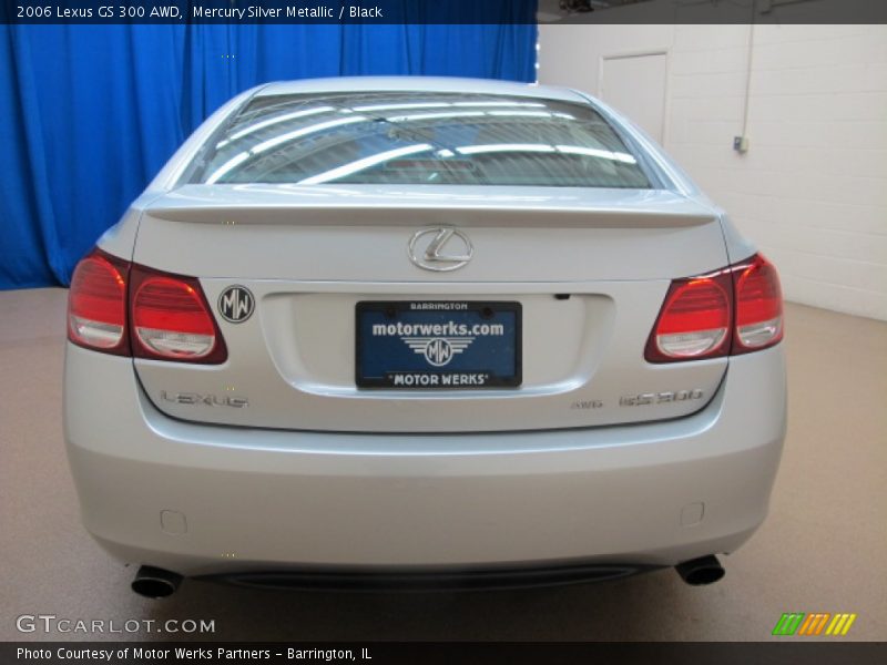 Mercury Silver Metallic / Black 2006 Lexus GS 300 AWD