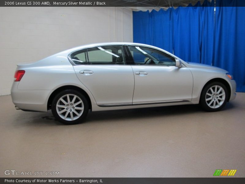 Mercury Silver Metallic / Black 2006 Lexus GS 300 AWD