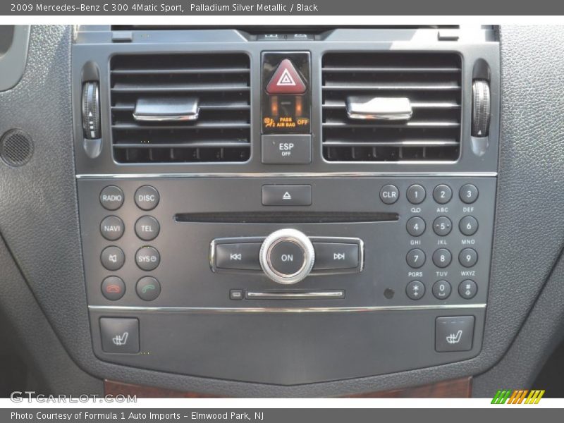 Palladium Silver Metallic / Black 2009 Mercedes-Benz C 300 4Matic Sport
