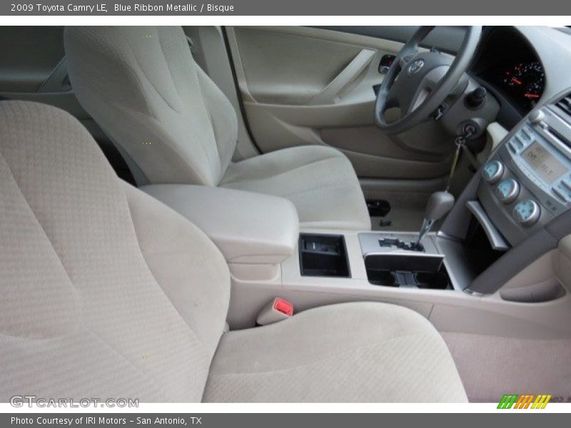 Blue Ribbon Metallic / Bisque 2009 Toyota Camry LE