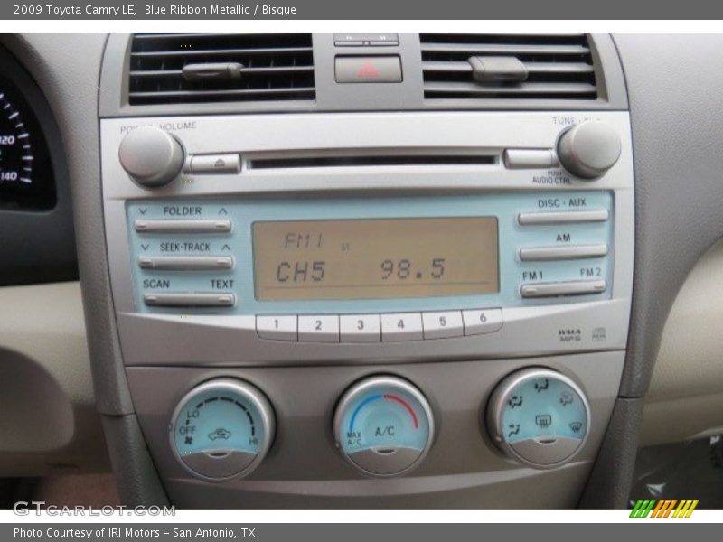 Blue Ribbon Metallic / Bisque 2009 Toyota Camry LE