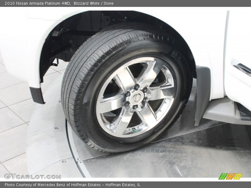 Blizzard White / Stone 2010 Nissan Armada Platinum 4WD