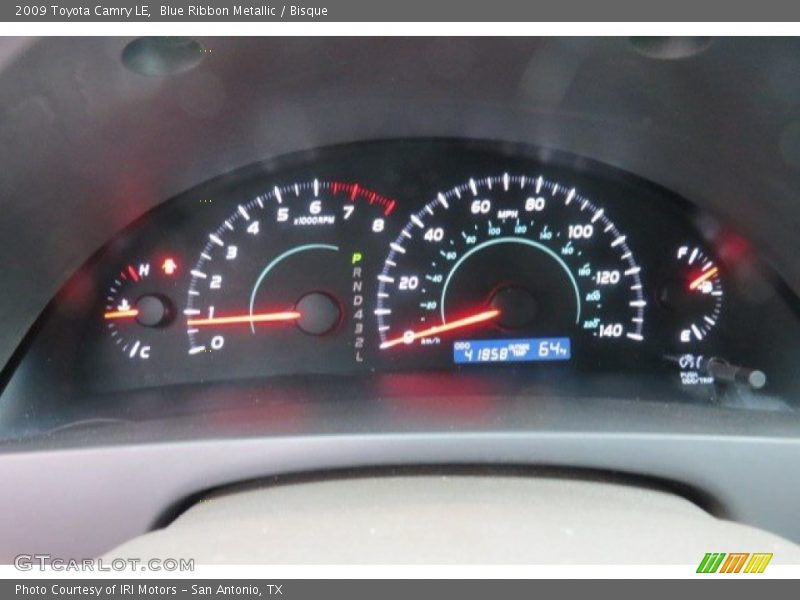 Blue Ribbon Metallic / Bisque 2009 Toyota Camry LE