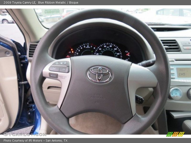Blue Ribbon Metallic / Bisque 2009 Toyota Camry LE