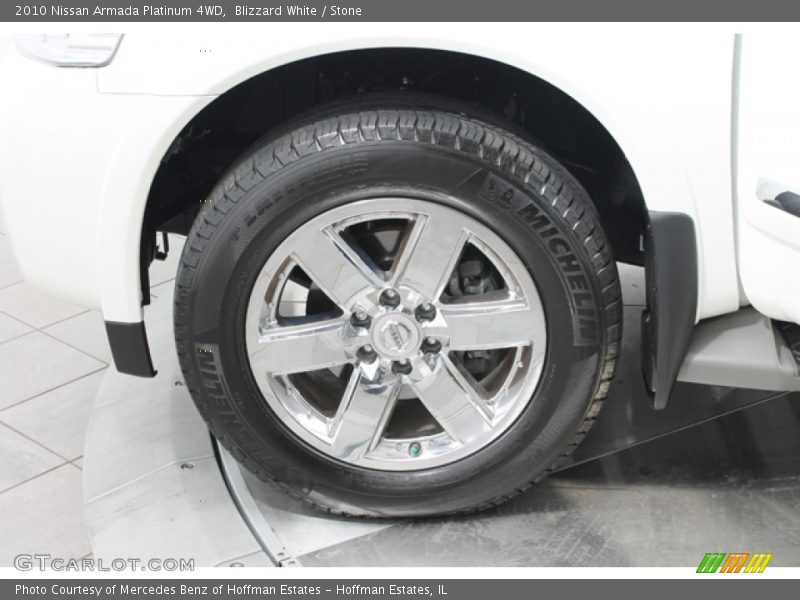 Blizzard White / Stone 2010 Nissan Armada Platinum 4WD