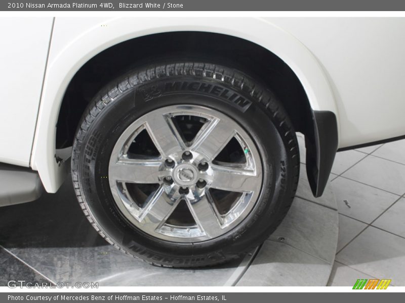Blizzard White / Stone 2010 Nissan Armada Platinum 4WD